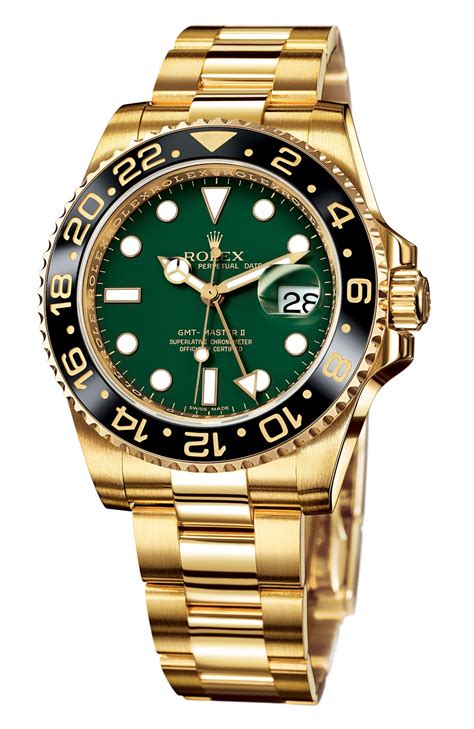 rolex gmt-master ii yellow gold green dial|Rolex GMT Master 2 white gold.